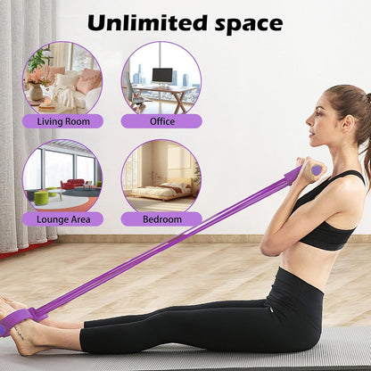 Tummy Trimmer Single Spring Ab Exerciser Fat Burner for Men & Women Ab Exerciser (Black)