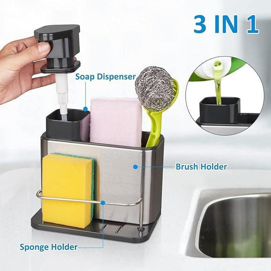 3 in 1 Kitchen Sink Caddy Stand