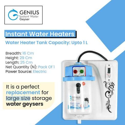 Instant Portable Electric Water Geyser